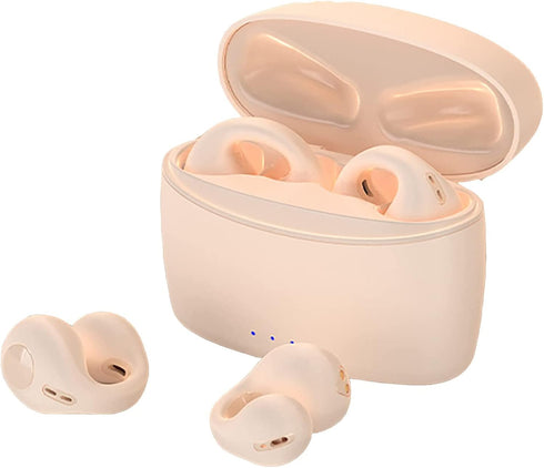 Ear Clip Bone Conduction Headphones Head Set Clip On Open Ear Bone Conduction Earbuds Headset Earclip Induction Earphones Clip On Bone Conducting ...