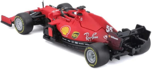 Bburago B18-36829S 1:43 F1 2021 Ferrari SF21 SAINZ, Assorted Designs and Colours for Unisex Adult...
