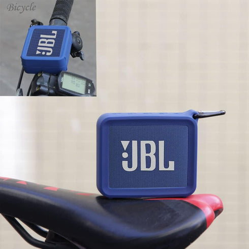 Hermitshell Travel Case for JBL GO2 - Waterproof Ultra Portable Bluetooth Speaker (Blue 3, Case for Silicone Case)......