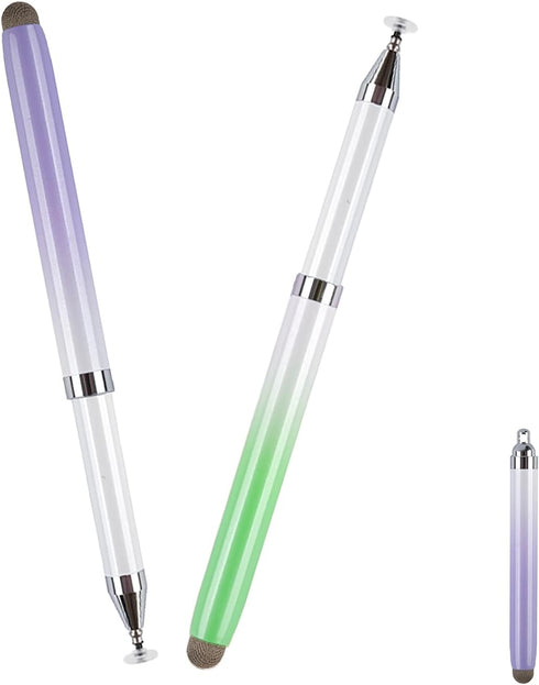 Stylus Pen for Touchscreen(2 PCS),2-in-1 High Precision and Sensitivity Capacitive Stylus Pen for Apple iPad iPhone Tablets Samsung Galaxy All Tou...