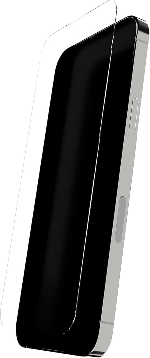 BodyGuardz Pure 3 Glass Screen Protector for iPhone 14 Plus/iPhone 13 Pro Max, Maximum Strength Tempered Glass, Edge to Edge Coverage, Easy Instal...