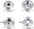 240 Pieces Stainless Steel Snap Fastener Kit, BetterJonny 15mm Snap Button Press Stud Cap with 3 Setting Tools Storage Box for Marine Boat Canvas ...