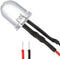 uxcell 18Pcs 10mm Pre Wired LED, Blue DC3-6V Clear Lens, Light Emitting Diodes...
