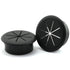 HJ Garden 2pcs 2-3/8 inch Flexible Desk Cord Grommets Wire Organizer Hole Cover for Managing and Hiding Office PC Desktop Cable(Black)...