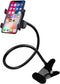 Gooseneck Lazy Cell Phone Holder, Universal Desktop Iron Metal Mobile Phone Holder with Adjustable Gooseneck Arm, Mobile Mount for Bed, Desk, Offi...