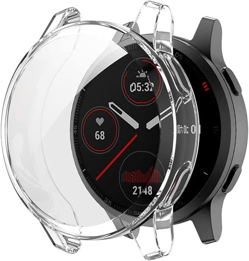 Compatible with Garmin Vivoactive 4 /Venu 2 45mm/Vivoactive 4S /venu 2s 40mm Waterproof Protective Case Soft TPU Plated All Around Scratch-Proof S...