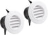 2 Packs Soffit Vents 3 Inch Vent Cover - Round Vent Cover with Built-in Fly Screen, ABS Air Exterior for Living Room Bathroom Office Home Ventilat...