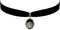 Victorian Vault Black Velvet Choker Dragonfly Cameo Gothic Steampunk Pendant Necklace...