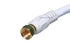 Monoprice Coaxial Cable with F Type Connector - RG6, Quad Shield, CL2, 10 Feet, White...