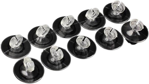 10Pcs Black Aquarium Suction Cup,Cup Holder Sucker Tube Sucker Clear Airline Tube Clips Holders Clamps for Fish Tank Tubing Air Pump Accessories...