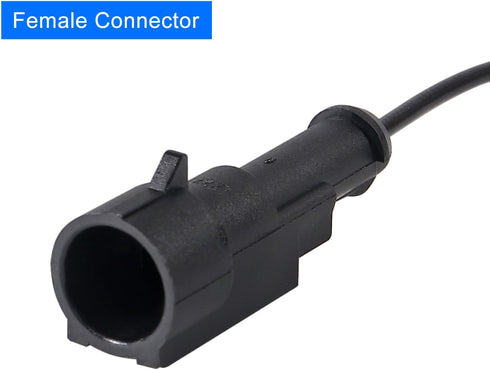 AITRIP 10 Kit 1 Pin Connector,Way Car Waterproof Electrical Connector,1 pin Plug Auto Electrical Wire Connectors with Wire 16 AWG Marine for Car, ...