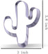 3.8 inch Cactus Cookie Cutter - Stainless Steel...
