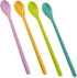 4PCS 8.9 inches Long Handle Spoons Long Handle Mixing Spoon Coffee Spoons Tall Iced Tea, Ice Cream Sundae, Cocktail, Hot Chocolat Stirring Longdri...