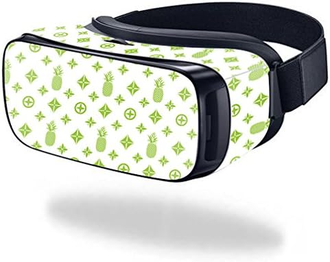 MightySkins Skin Compatible with Samsung Gear VR (Original) wrap Cover Sticker Skins Lime Designer......