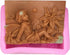 2pcs Flower Fairy Soap Molds Handmade Chocolate Making Bakeware Cooking Mousse Cake Silicone Moulds Fondant Gumpaste diy Mold (Dark Pink)...