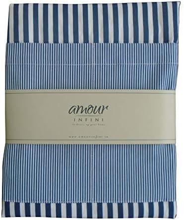 AMOUR INFINI Cotton Aprons for Women with Pockets Adjustable Strap and Waist Ties Washable Printed Aprons for Baking, Cooking, Gardening (27.5 x 3...
