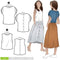 Style Arc Sewing Pattern - Bonnie Woven Tops (Sizes 04-16)...
