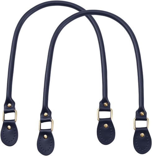 PH PandaHall 2pcs Leather Purse Handles 24.2” Sew on Bag Handles Handbags Shoulder Bag Strap Replacement with Alloy Clasps for Purses Tote Bag Han...