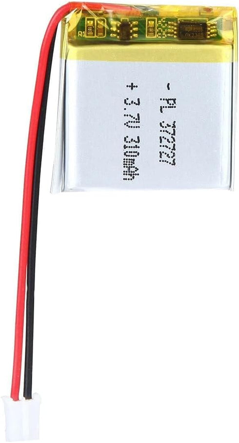 3.7V 310mAh 372727 Lipo Battery Rechargeable Lithium Polymer ion Battery Pack PH2.0mm with JST Connector...