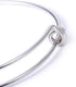 ALEXCRAFT 12 PCS Silver Expandable Bangle Bracelets Adjustable Wire Blank Bangles Set Stainless Steel Bracelets for DIY Jewelry Making 2.6 Inches...