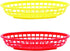 TableCraft 6 Piece Assorted Sandwich & Fry Basket Set, 9", Red & Yellow...