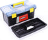 Utoolmart 10-inch Tool Box, Plastic Tool Box with Removable Tool Tray,Organizer and Storage for Tools,Parts,Toys, Art 9.8 x 4.7 x 3.9 inches Black...