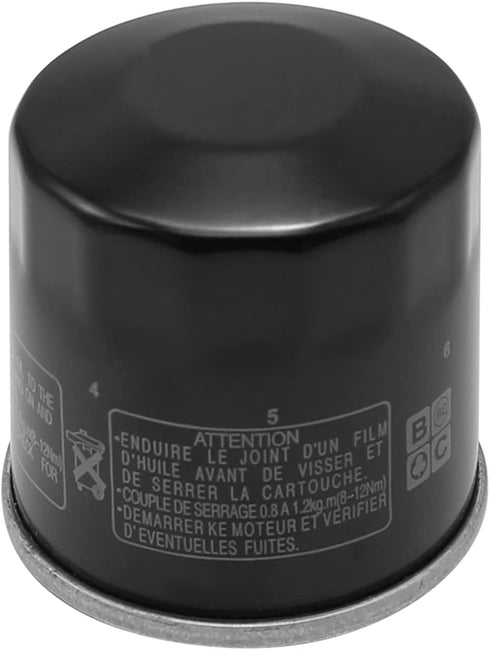 Oil Filter 5GH-13440-60-00 5GH-13440-61-00 Compatible with YAMAHA Motorcycle(Black)...