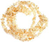 Rastogi Handicrafts 34" Jewelry Making Beads 7mm-8mm Rock Crystal Quartz Chips Beads (Citrine)...