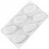 6 Cavity Large Leaf Baking Pan Silicone Molds for Chocolate Candy Gummy Gelatin Jello Jelly Mousse Cake Soap Bath Bombs Crayons Wax Melt Plaster I...