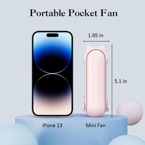 LifePlus Air Cooler 3 IN 1 Handheld Fan Personal Fan Small Pocket Fan Portable Desk Fan Speed Adjustable Flashlight...