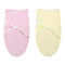 2 Pcs Preemie Swaddle Preemie Swaddle Wrap Adjustable Swaddle Blanket Preemie Cotton Swaddle Blanket for Preemie Boys Girls Sleep (Pink, Yellow)...