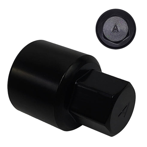 A-Wheel Locking Nut Key Compatible with All Toyota Models, Lexus, Tacoma, Wheel Lock Nut Socket Adapter Set, Wheel Anti-Theft Lug Nut Removal Tool...
