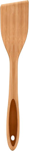 12" inch Bamboo Spatula Turner, Solid Kitchen Spatula Turner, Egg Scraper, Wood Cooking Utensil, Kitchen Spatulas for Baking, Flipping, Serving, S...