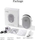 Portable Hanging Neck Fan Wearable Personal Fan Battery Operated USB Rechargeable 3 Speed Mini Handheld Air Conditioning Cooling Refrigeration Nec...