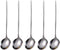 5PCS 8‘’ 304 Stainless Steel Soup Spoons - Thickened - Mirror Finish - Stainless Steel Korean Spoons - Stainless Steel Teaspoons - Tablespoons - D...