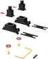 Stabilizer V2, Screw in Stabilizers with 2u 6.25u 7u Wires, PCB Mount Keyboard Stabilizers for Mechanical Keyboards (V2 Black Gold 80% Kit)...