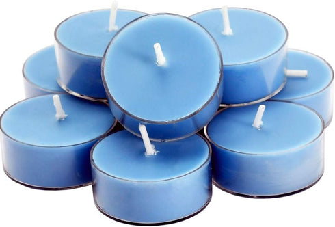 DEYBBY SoyWax Scented Tealight, 12 Pack Natural Fragrance Long Lasting Clear Cup Aromatherapy Candle Set, Smokeless& Long Lasting|for Gfit, Annive...