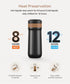 The Original Portable French Press Stainless Steel Coffee Maker Premium Vacuum Insulated Travel Mug Hot & Cold Brew French Presses (Black upgraded...