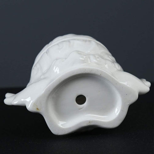Vaguelly Cute Succulent Planter Angel Statue Head Face Planter Pot Ceramic Flower Pot Cactus Container with Drainage Hole Pens Holder for Indoor O...