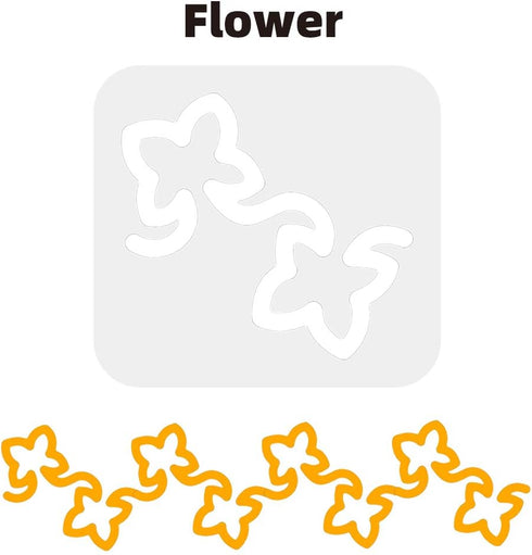 4PCS Quilting Templates for Machine Quilting Quilting Supplies Quilting Templates Set Meander Flower DIY Quilting Ruler for Domestic Sewing Machin...
