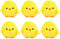Unomor Zipper Wallet 6Pcs Lovely Small Yellow Chicken Coin Purses Chick Shape Change Purses Wallets...