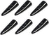 Black Resin Toggle Buttons, 2 inch Long Two Holes Horn Tooth Shape Buttons for Coat Sweater Jacket Cap Sewing DIY Accessories (10 Pack)...