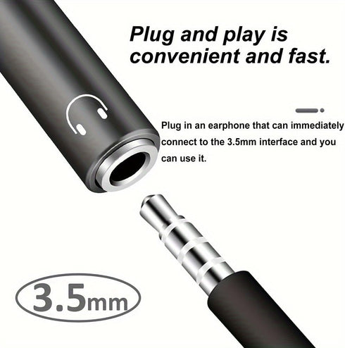 USB c to 3.5mm Headphone and Charger Adapter,2 in 1 USB C to Aux Audio Jack with PD Fast Charging Dongle Cable Cord for iPhone 15/15 Pro Max,Galax...