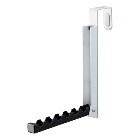Yamazaki Alloy Steel Home 7162 Over The Door Hooks - Folding Hanging Coat Rack, Black...