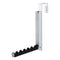 Yamazaki Alloy Steel Home 7162 Over The Door Hooks - Folding Hanging Coat Rack, Black...