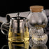 Clear Glass Tea Kettle with Stainless Steel Infuser and Lid, Borosilicate Glass Tea Kettle for Stove Top and Outdoor Use...