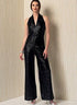 Vogue Patterns Misses' Sleeveless Wide-Leg Jumpsuit, XSM-SML-MED, Orange...