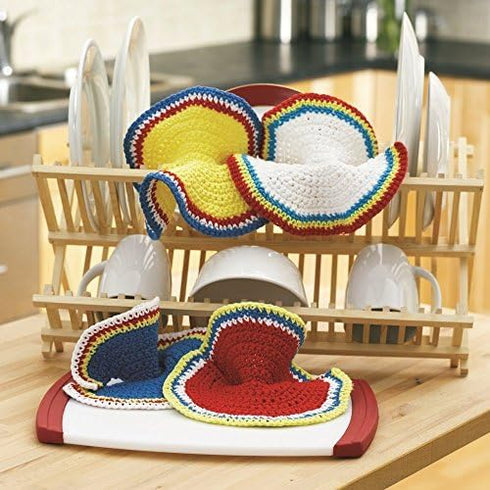 Lily Sugar 'N Cream The Original Solid Yarn, 2.5oz, Medium 4 Gauge, 100% Cotton - Sunshine - Machine Wash & Dry...