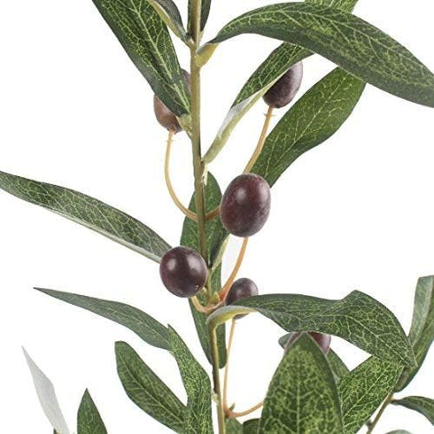 Artificial Olive Branch Stems 5pcs 28 Inch...