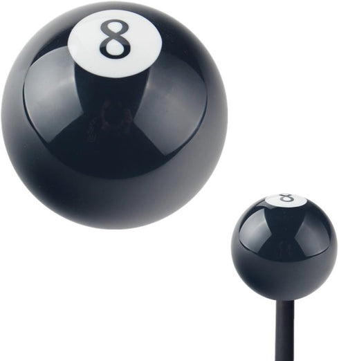 Dewhel 2 1/4" 8 Ball Billiard Round Trans Am Manual 5 6 Speed Gear Shift Lever Shifter Knob with M16 x 1.5 Insert Black Shaped For 1982-2002 Ponti...
